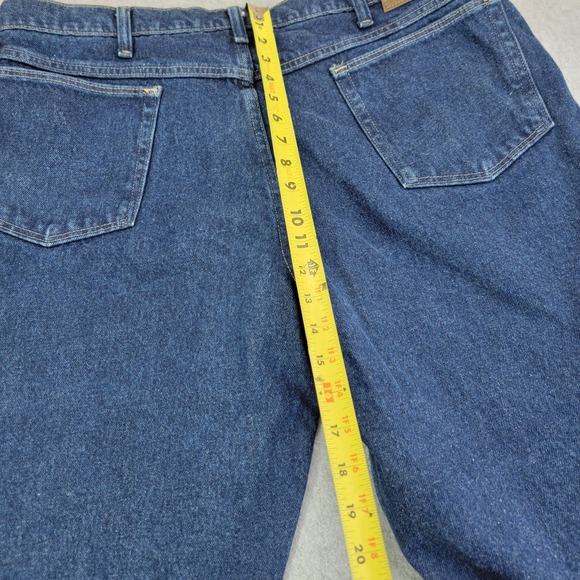 Cabela's Roughneck Jeans Mens 40x32 Blue Flannel Lined Relaxed Fit Denim Pants - Picture 10 of 16